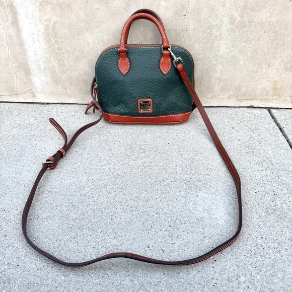 Dooney & Bourke Handbags - DOONEY & BURKE kirby BITSY satchel Handbag purse shoulder strap crossbody green